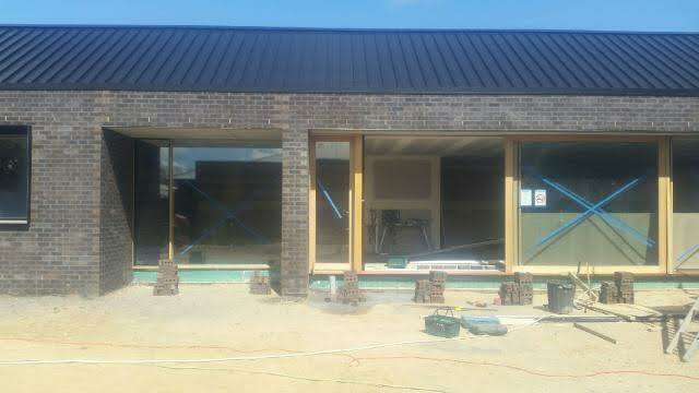 Brick House being constructed in Albury