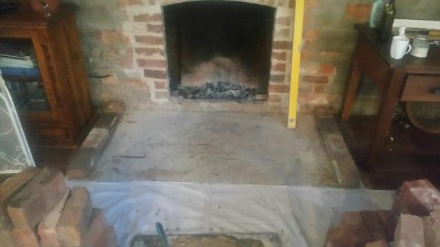 Before Chiltern Bricklaying worked on the hearth