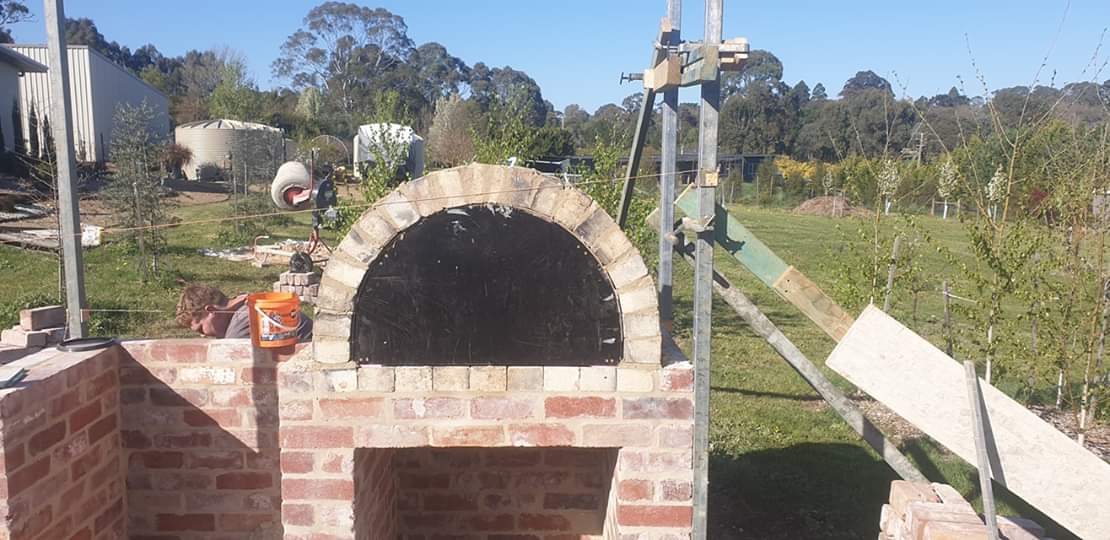 Dome bricked into place